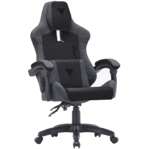 CADEIRA GAMER ZELUS E3 WEAVE L B RECLINÁVEL CINZA E PRETO SUPORTA ATÉ 120KG - GAMDIAS