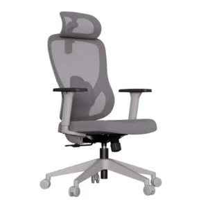 Cadeira Elements Office Sarin Até 120kg Reclinável Malha Grey 72093