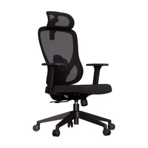 Cadeira Elements Office Sarin Até 120kg Reclinável Malha Preta 72092