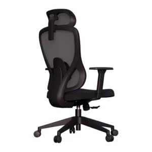 Cadeira Elements Office Sarin Até 120kg Reclinável Malha Preta 72092