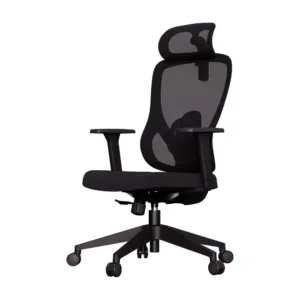 Cadeira Elements Office Sarin Até 120kg Reclinável Malha Preta 72092