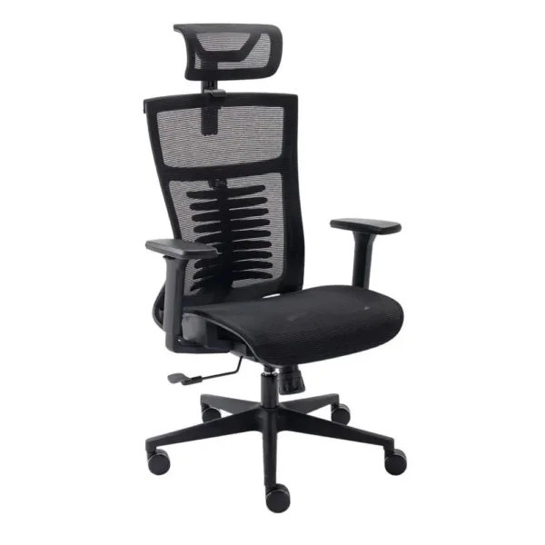 Cadeira Elements Office Vertta Pro Até 150 kg Reclinável Braços 3D Cilindro Classe 4 Preto 70046