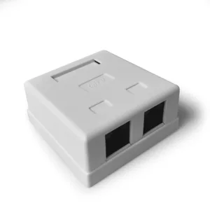 Caixa de Sobrepor CAT6 02 Portas LA-CS62 - PlusCable
