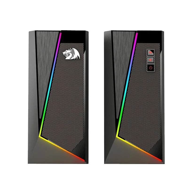 Caixa de Som Gamer Redragon Anvil RGB Stereo 2.0 GS520