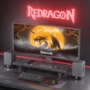Caixa de Som Redragon Gamer Mouthpiece Preto GS813