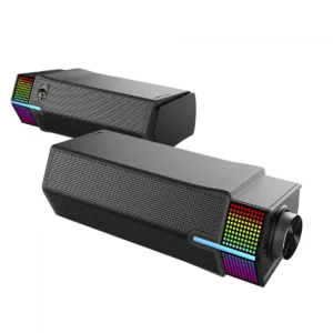 Caixa de Som Redragon Gamer Yorick RGB Stereo Bluetooth USB Preto GS511