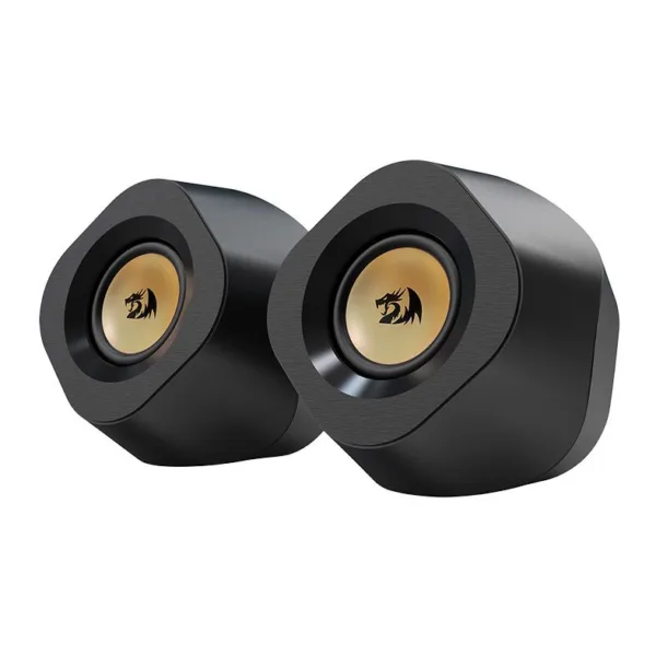 Caixa de Som Gamer Redragon Kaidas GS590 RGB 2x3W RMS com Bluetooth USB e P2 Preta