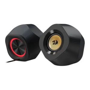 Caixa de Som Gamer Redragon Kaidas GS590 RGB 2x3W RMS com Bluetooth USB e P2 Preta