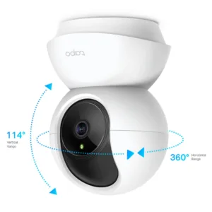 Câmera de Segurança Tapo TC70 360 Residencial Wi-Fi Pan / Tilt Full HD 1080p Visão Noturna Branco - TP-LINK