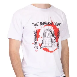 Camiseta Samurai Code G Branco 01.03.00002-2644.4G - Redragon