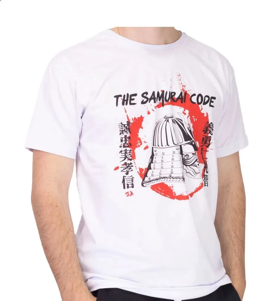 Camiseta Samurai Code G Branco 01.03.00002-2644.4G - Redragon