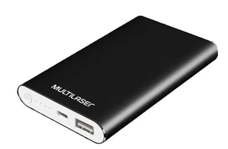 Carregador Portátil Concept 8000mAh Preto CB132 - Multilaser