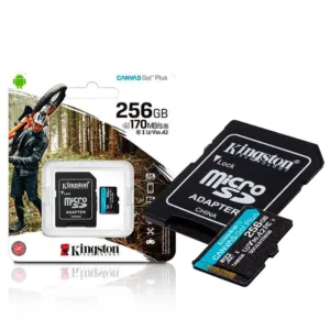 Cartão De Memoria 256GB Micro Sd Cl10 170mb/s Canvas Go Plus Sdcg3/256GB - Kingston