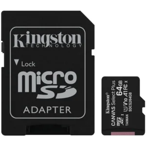 Cartão de Memória Canvas Select Plus MicroSD 64GB Classe 10 SDCS2/64GB - Kingston