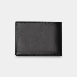 Carteira masculina em couro legitimo Italiano Preto NW038A.IP.CI - NORDWEG