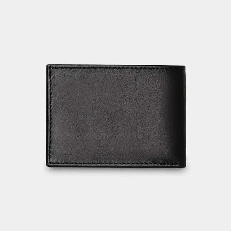 Carteira masculina em couro legitimo Italiano Preto NW038A.IP.CI - NORDWEG