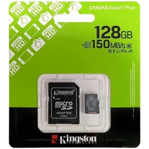 Cartão de Memória MicroSD Kingston Canvas Select Plus 128GB SDCS3/128GB