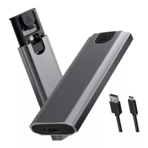 Case Adaptador de Metal F3 para SSD M.2 NGFF/NVMe USB 3.0 e USB-C CS-ADPM-NGFF/NVME