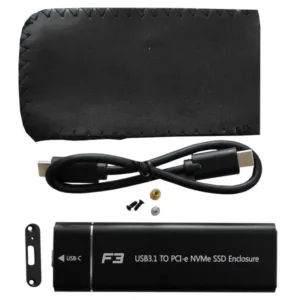 Case Adaptador F3 para SSD M.2 NGFF/NVMe USB 3.0 e USB-C CS-ADP-NGFF/NVME