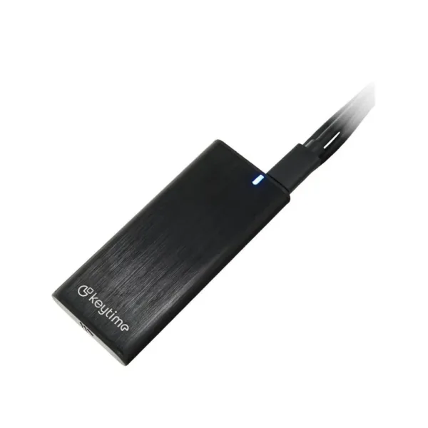 Case Para SSD Keytime M.2 Flash Fleet Nvme PCie Usb 3.1 Gen 2 Alumínio Kyt00032