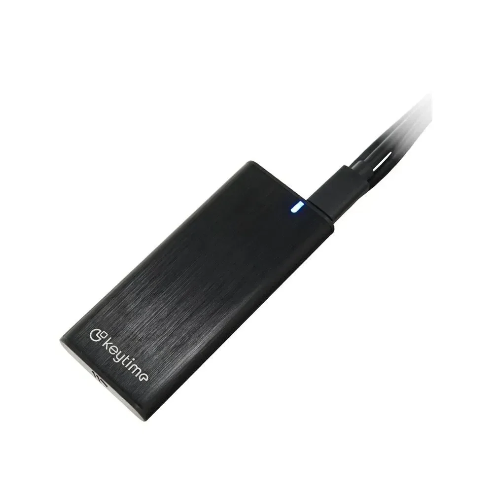 Case Para SSD Keytime M.2 Flash Fleet Nvme PCie Usb 3.1 Gen 2 Alumínio Kyt00032