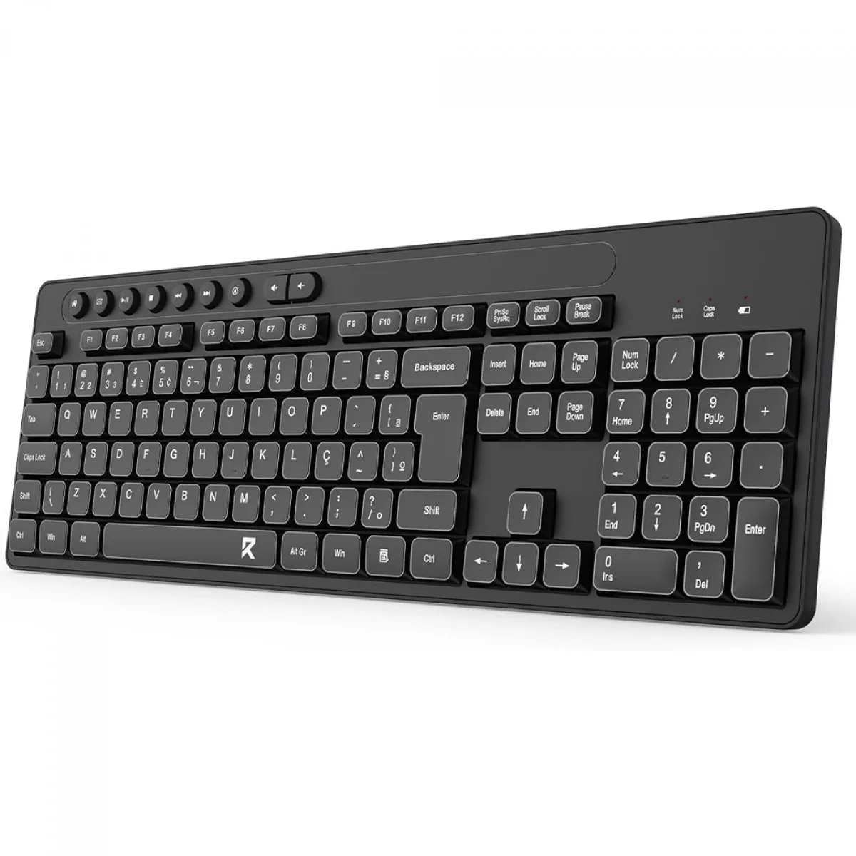 Kit Teclado e Mouse Sem Fio Redragon BS-7094 Preto