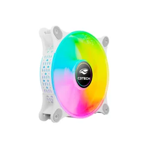 Cooler Fan C3Tech Gaming F9-L170WH ARGB 120mm Branco