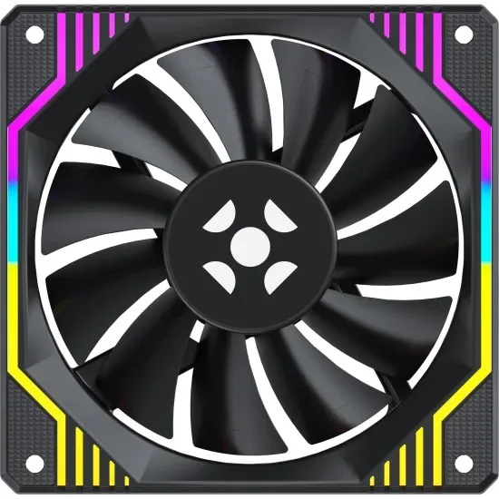 Cooler Fan Fortrek Frosty Rainbow 120mm Preto 83900