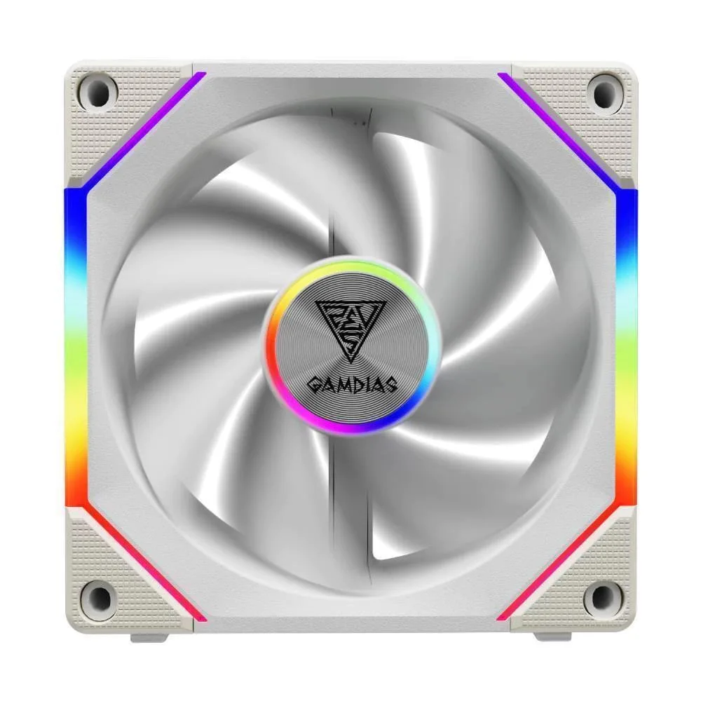 Cooler Gamer Gamdias Aeolus P2-1201 WH ARGB 120mm Branco