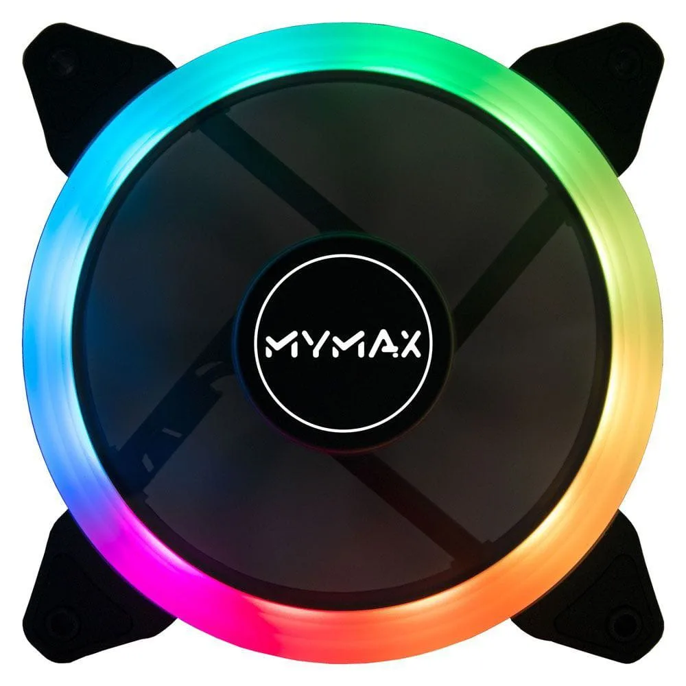 Cooler para Gabinete 120mm Aura Led RGB MYC/SR12025-5CF - Mymax