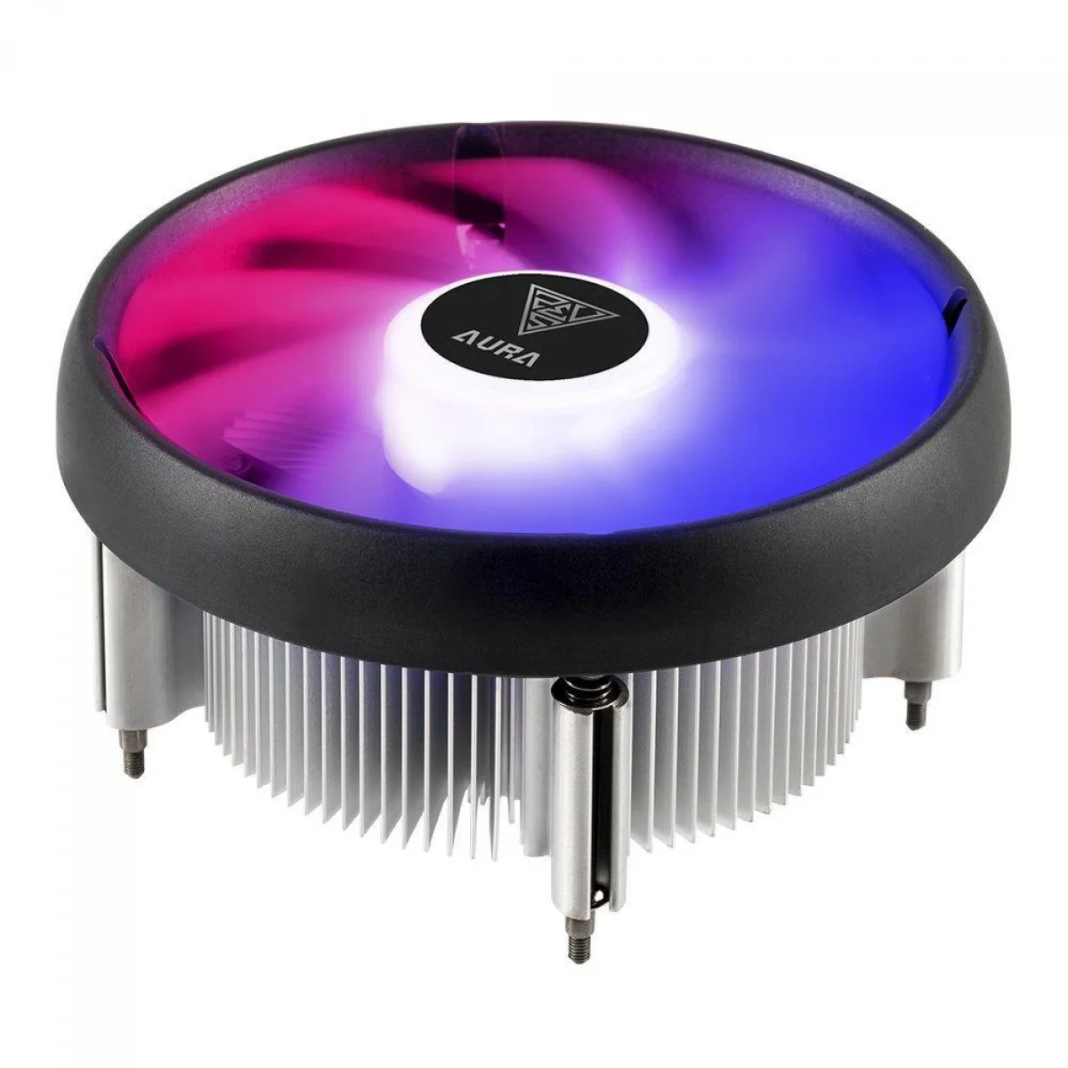 Cooler para Processador Gamdias Aura GA1 LED Azul e Vermelho 120mm Intel Preto