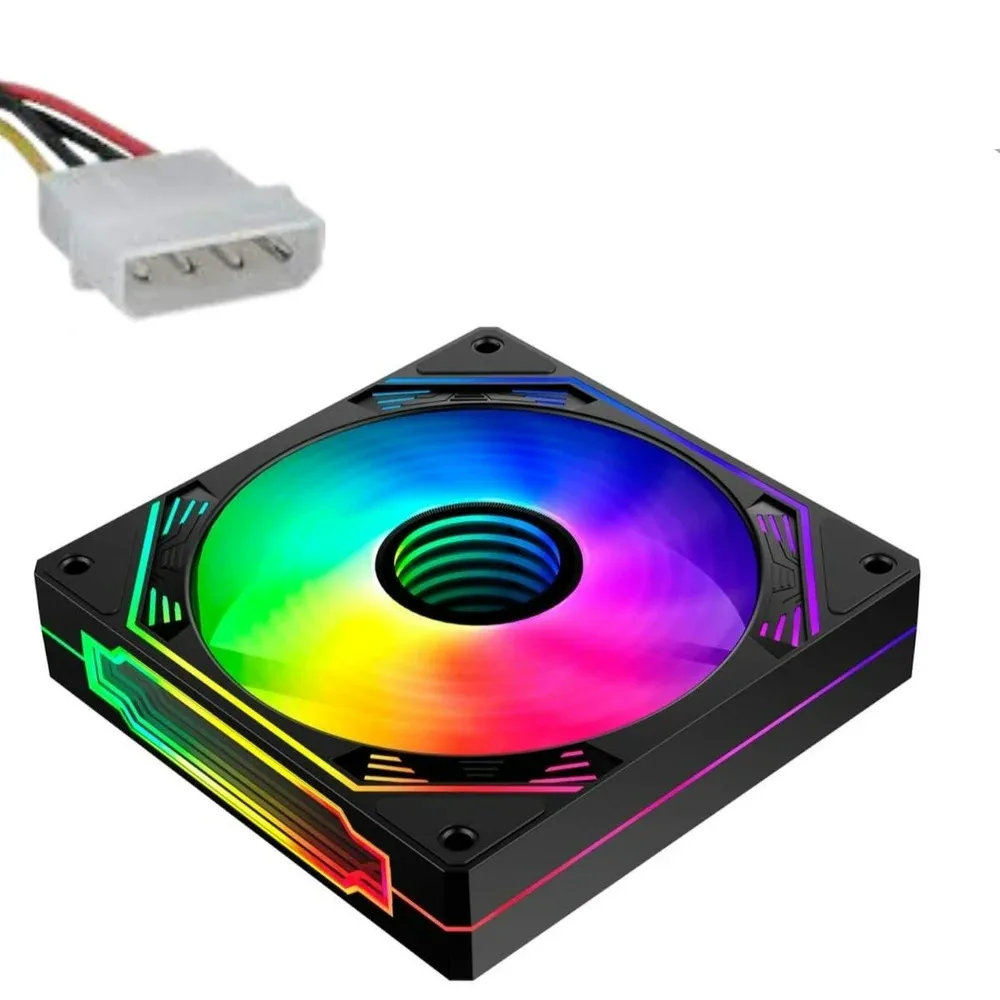 Cooler para Gabinete Hayom FC1396 RGB 120mm Preto