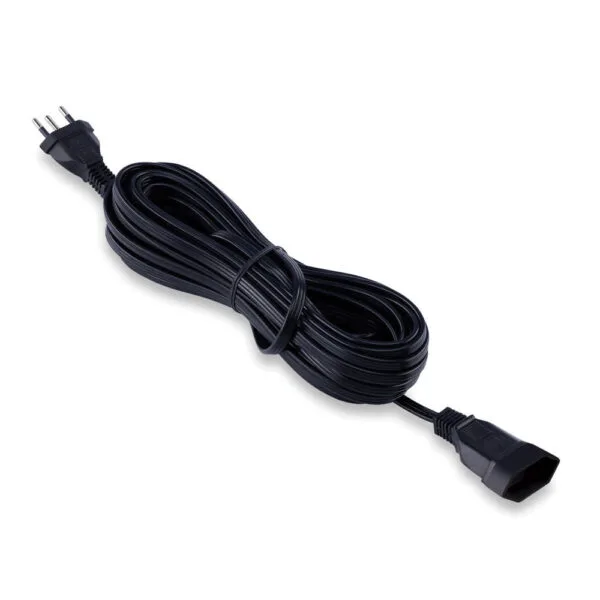 CORDAO PROLONGADOR TRIPOLAR 10M PRETO 4955 - Force Line
