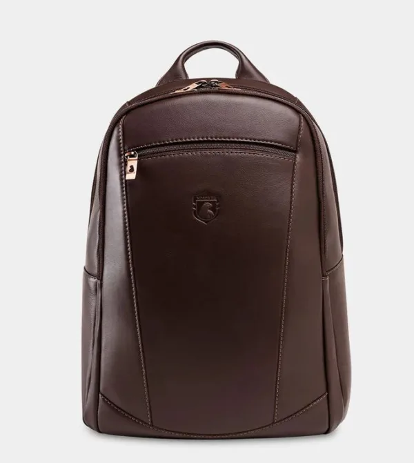 Mochila Executiva de Couro para Notebook Nordweg Águia Black NW074B Couro Italiano Café NW074B.IC