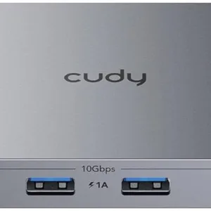 DOCK STATION DUAL 4K 10 GBPS USB-C MODELO CS700 - CUDY