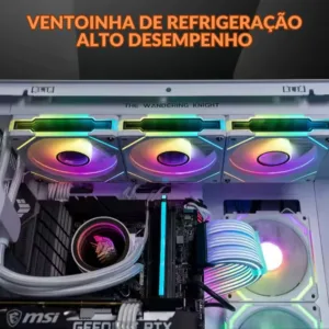 Cooler para Gabinete Hayom FC1397 120mm Branco