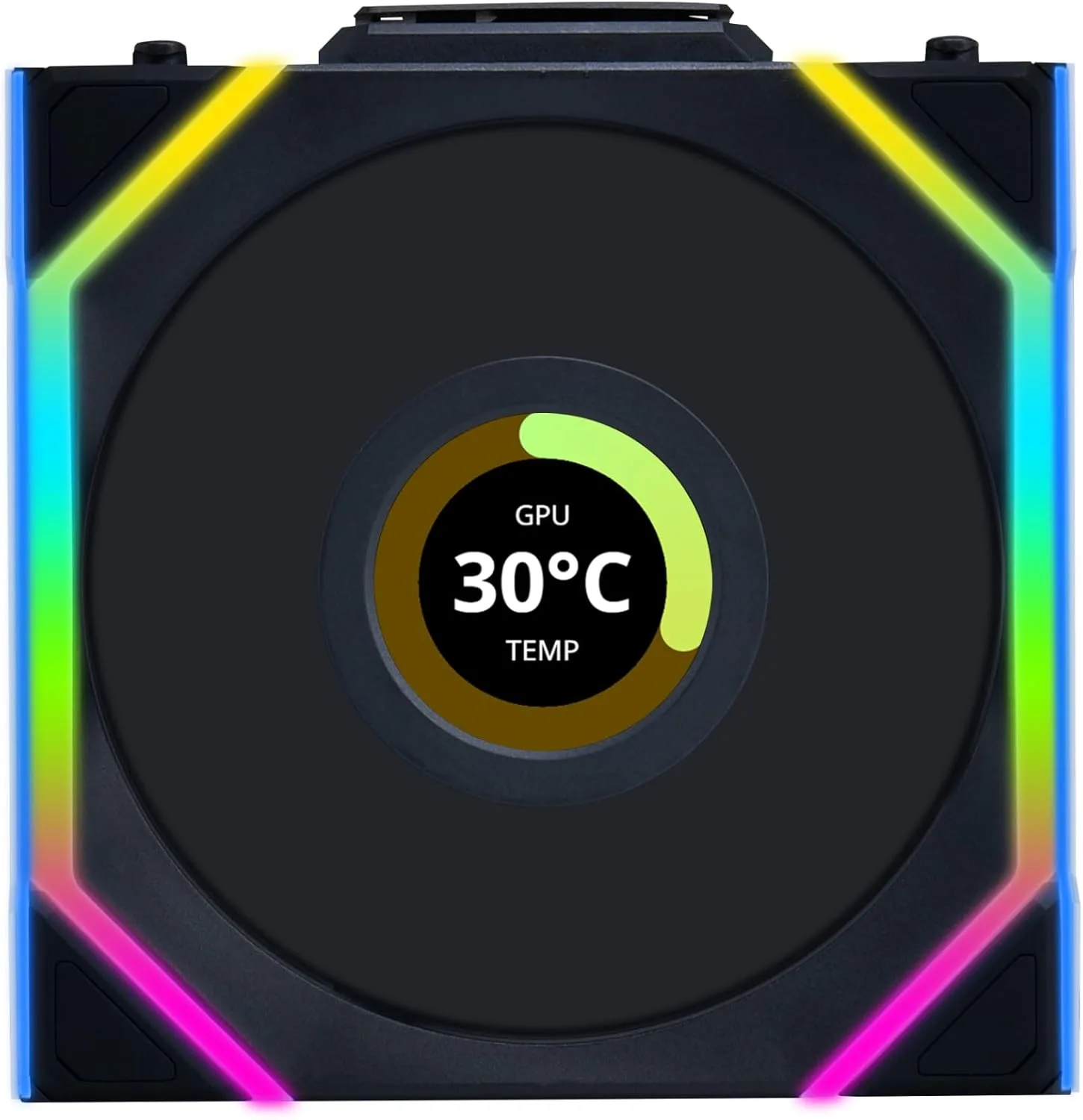 Fan Lian Li UNI FAN SL Wireless LCD ARGB 120mm Preto 12SLLCD1W1B