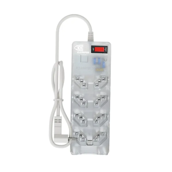 Filtro de Linha iClamper Energia 8 LCF com DPS 8 Tomadas Transparente 026776