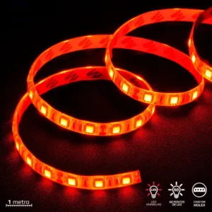 FITA DE LED VX GAMING VERMELHO COM CONEXAO MOLEX 60 PONTOS DE LED 1 METRO LVM1 - VINIK