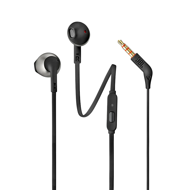 Fone de Ouvido Auricular com Microfone T205 Preto JBLT205BLK - JBL