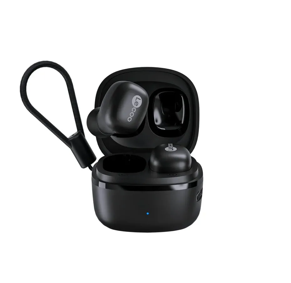 Fone de Ouvido Lecoo EW301 Bluetooth 5.1 TWS Preto