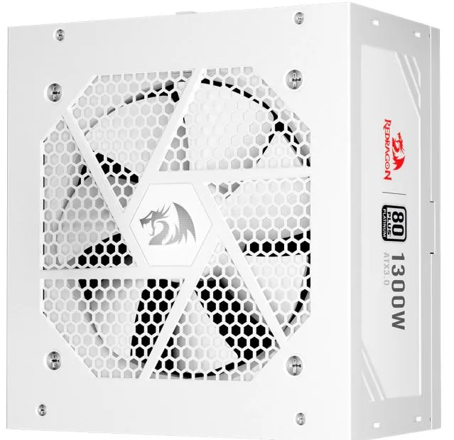 Fonte ATX Redragon GC-PS018W 1300W Full Modular 80 Plus Platinum PFC Ativo Branca
