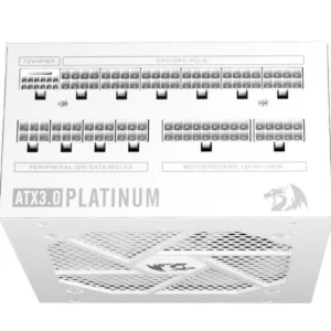 Fonte ATX Redragon GC-PS018W 1300W Full Modular 80 Plus Platinum PFC Ativo Branca