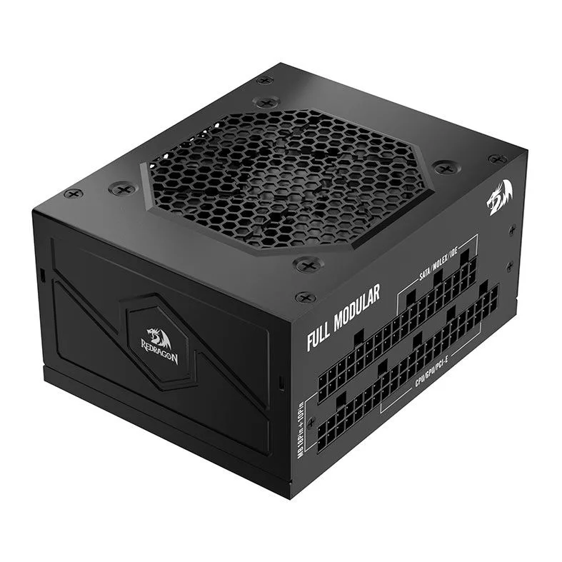 Fonte ATX Redragon RGPS 650W Full Modular 80 Plus Gold PFC Ativo GC-PS014