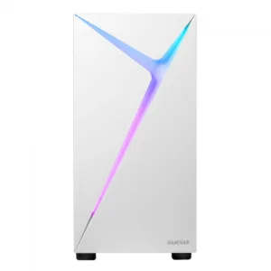 Gabinete Gamer Argus E4 Elite RGB Mid Tower Vidro Temperado White Sem fonte Com 1 Fan - Gamdias