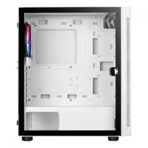 Gabinete Gamer Argus E4 Elite RGB Mid Tower Vidro Temperado White Sem fonte Com 1 Fan - Gamdias