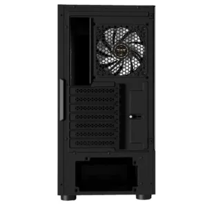Gabinete Gamer Gamdias Atlas E2 CG Digital Mid Tower com Vidro Temperado e 3 Fans Preto Atlas E2 CG