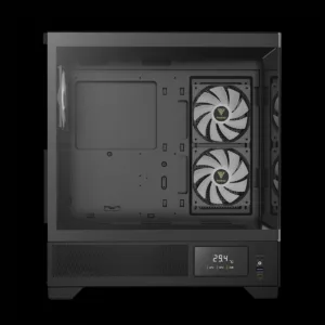 Gabinete Gamer Gamdias Atlas M1 Mid Tower ATX Vidro Temperado Preto com 3 Fans ARGB Sem Fonte