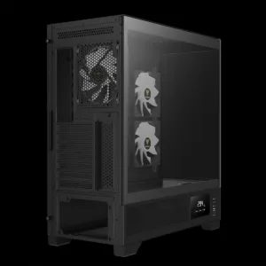 Gabinete Gamer Gamdias Atlas M1 Mid Tower ATX Vidro Temperado Preto com 3 Fans ARGB Sem Fonte