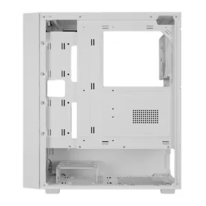 Gabinete Gamer Gamdias Aura GC2 Elite RGB Mid-Tower Lateral De Vidro Com 4 Fans Branco